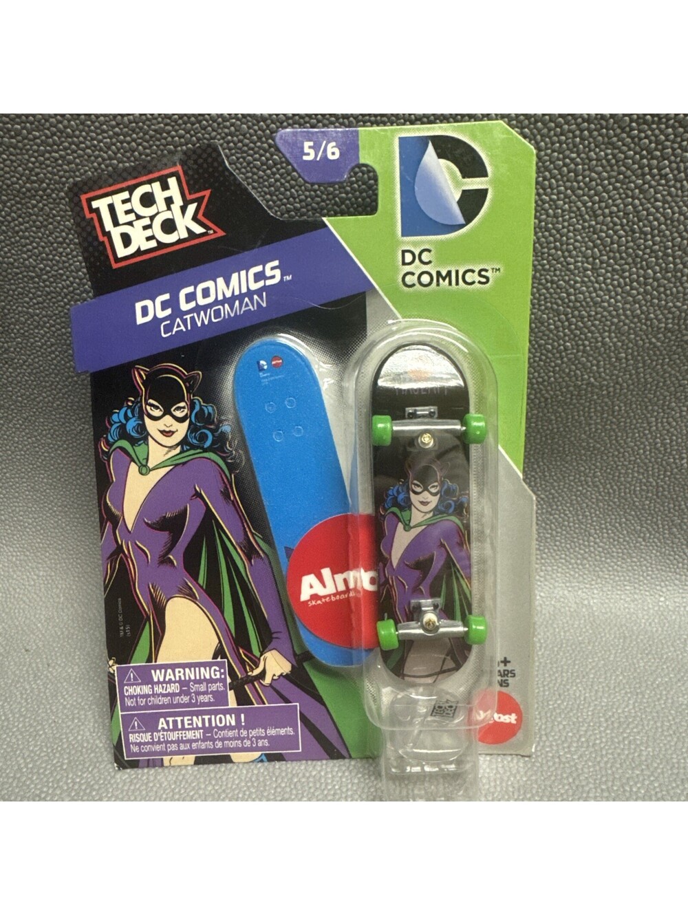 Tech Deck DC Comics Catwoman Almost 5/6 Finger Board Mini Skateboard